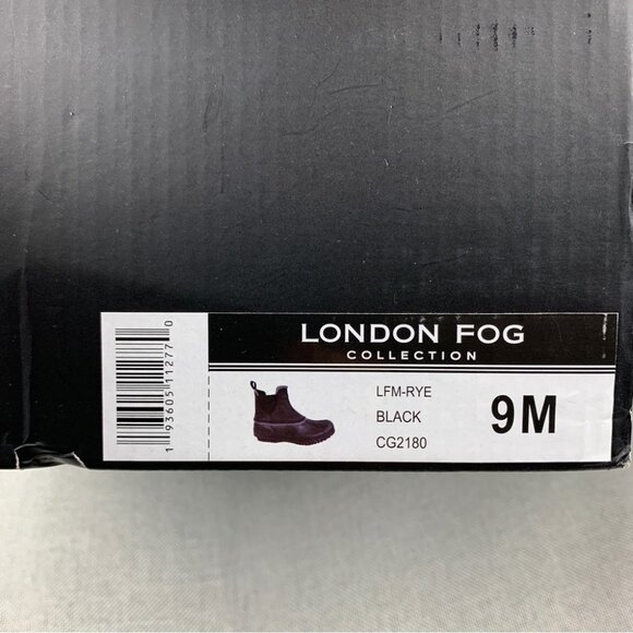 London Fog Mens Rye Duck Boot Mens Shoes Black 9M main image 13